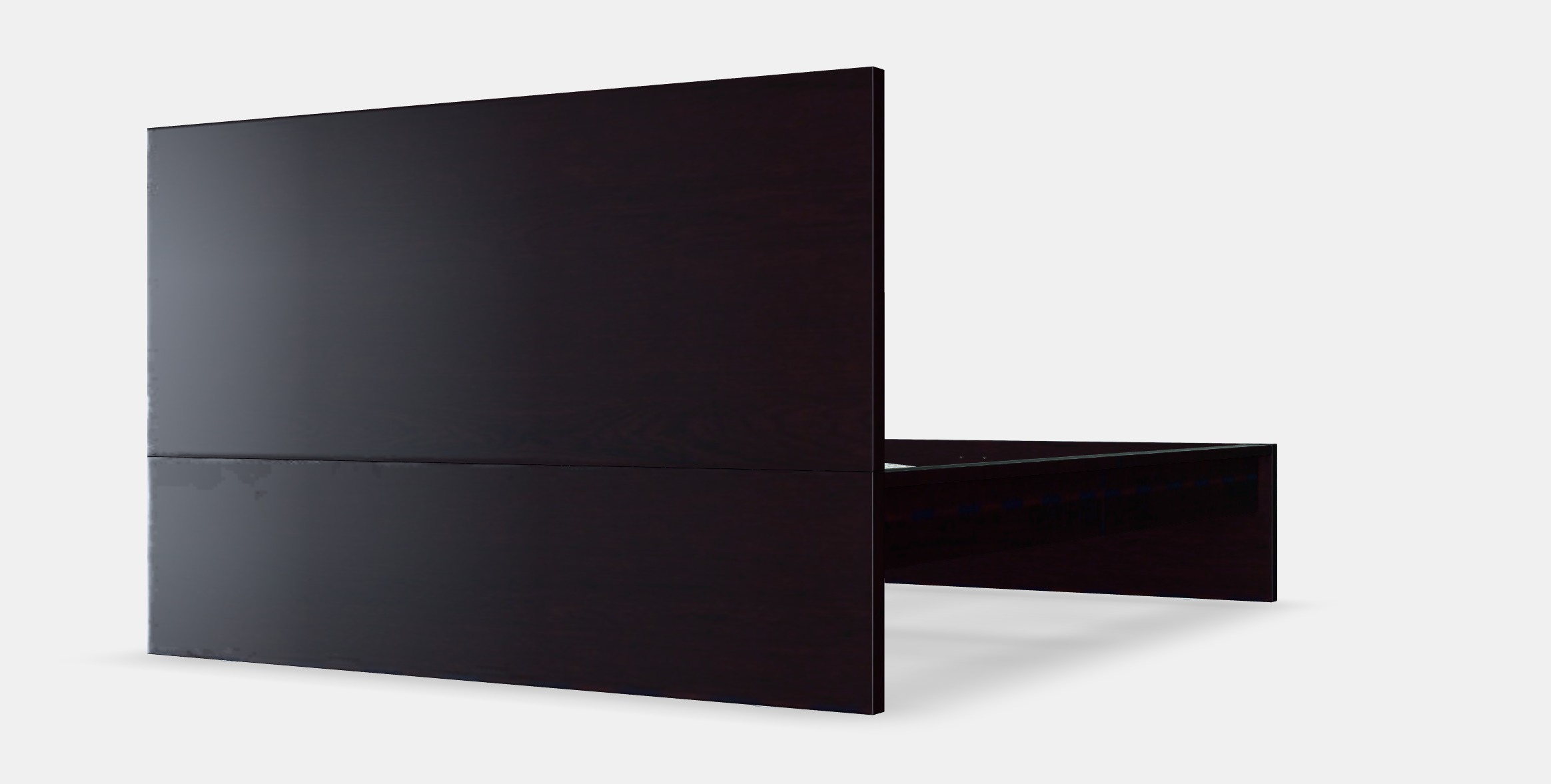 MALM Bed frame high 45 3D model_4