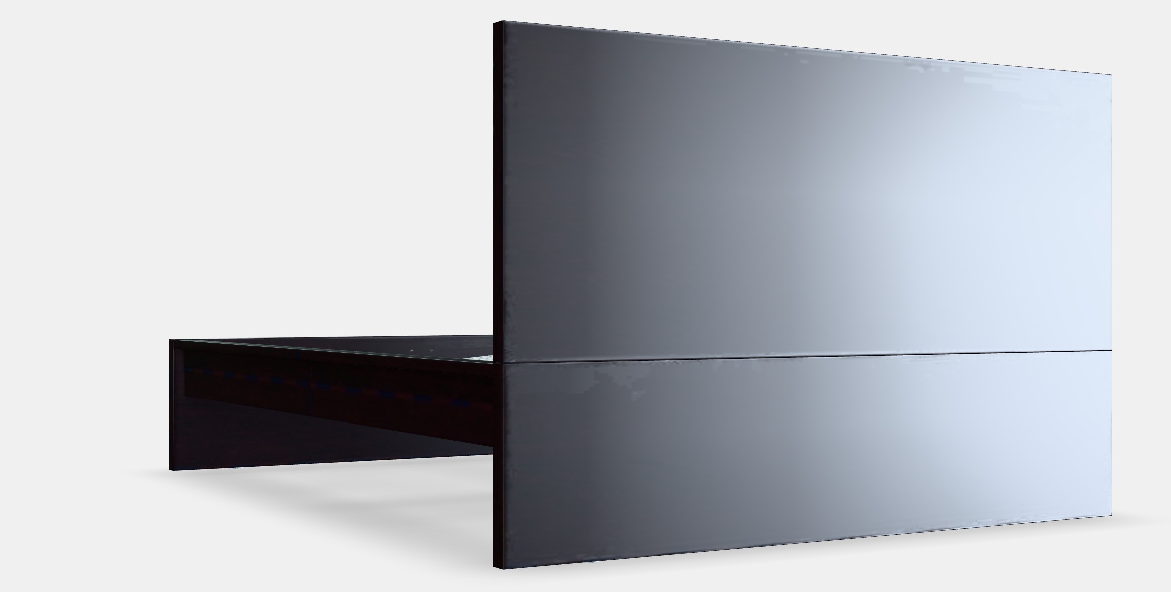 MALM Bed frame high 45 3D model_2