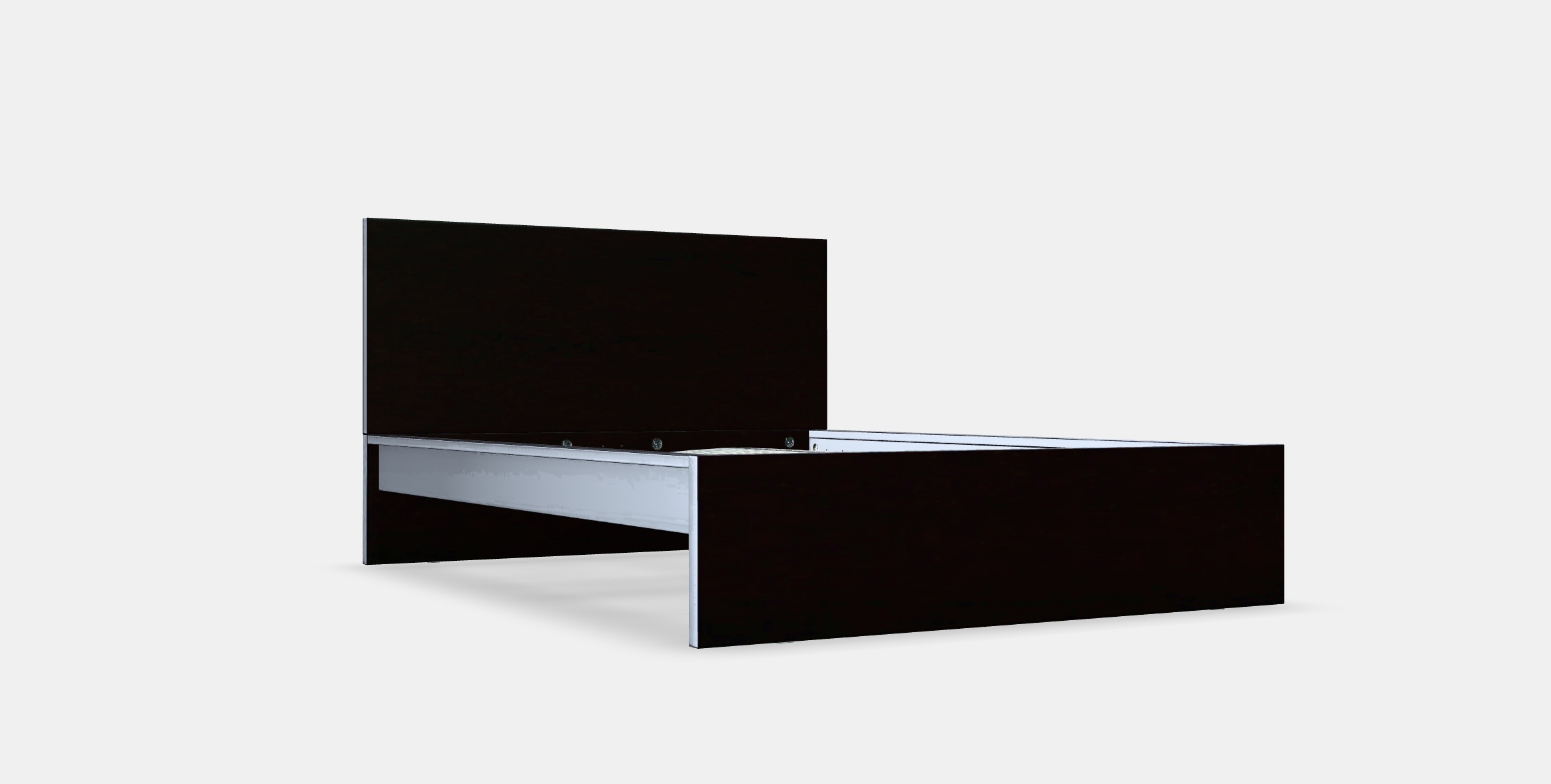 MALM Bed frame high 45 3D model_9