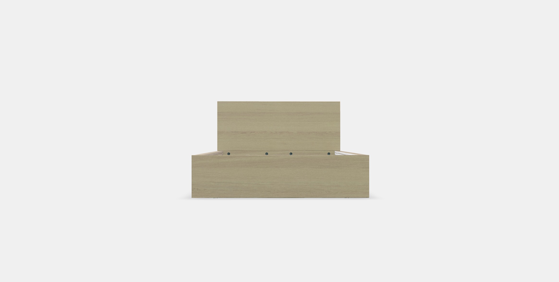 MALM Bed frame high 46 3D model_10
