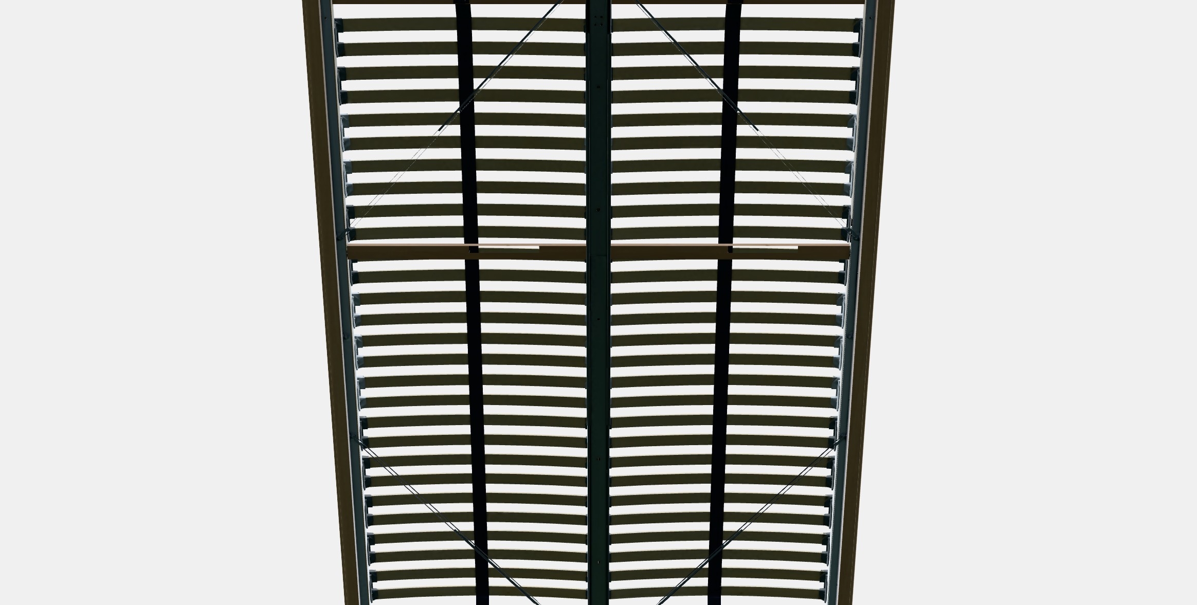 MALM Bed frame high 46 3D model_6