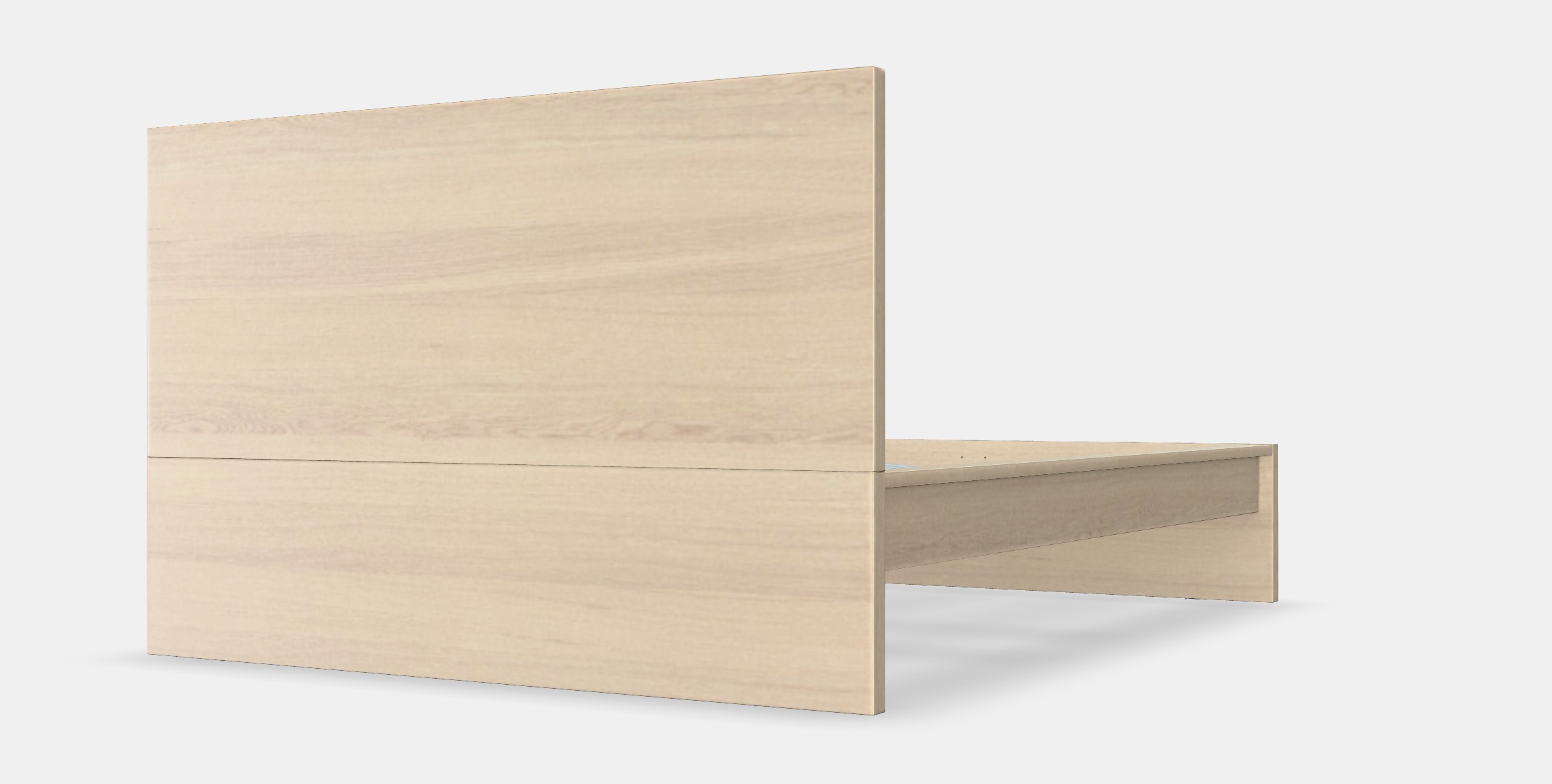 MALM Bed frame high 46 3D model_5