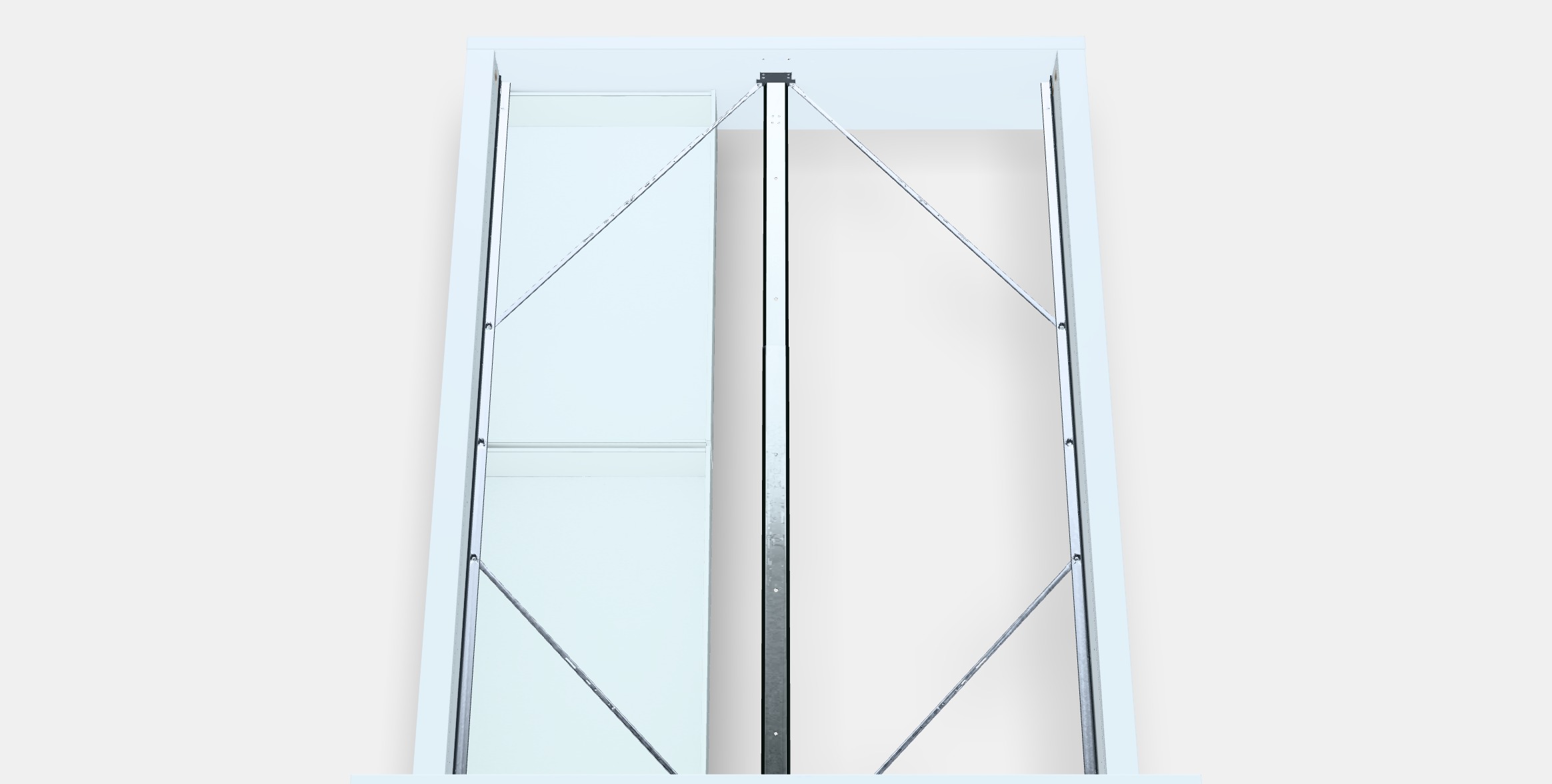 MALM Bed frame high w 4 storage boxes 7 3D model_5