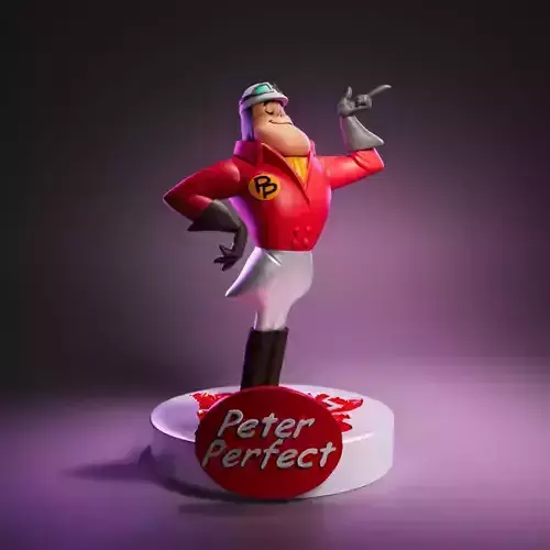 Peter Perfect - The Wacky Races 3D print model