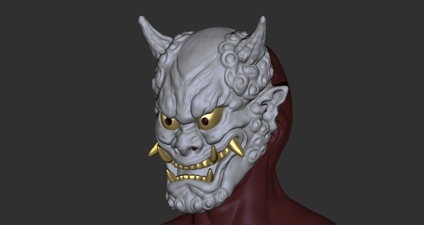 RAIJIN THUNDER GOD YOKAI 3D print model_10