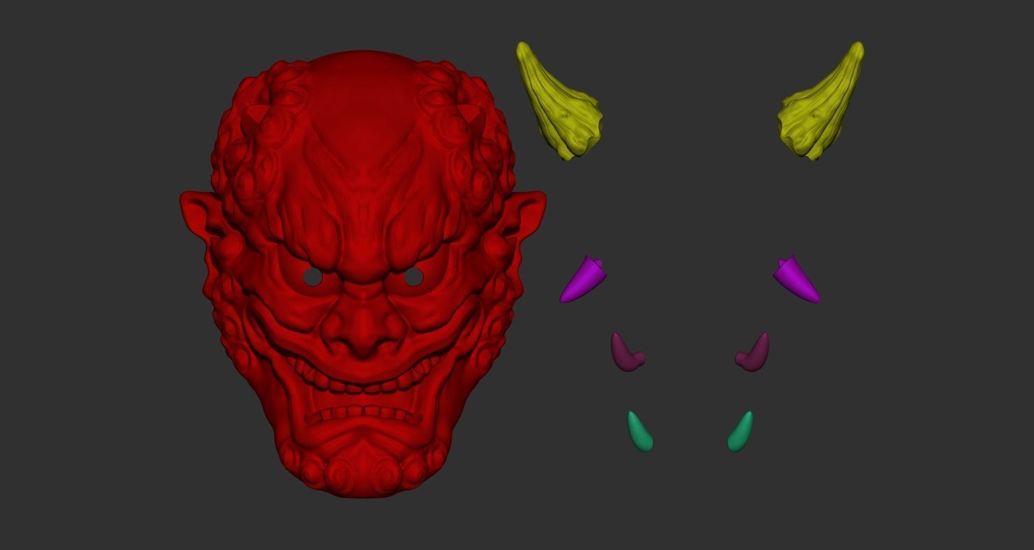 RAIJIN THUNDER GOD YOKAI 3D print model_2