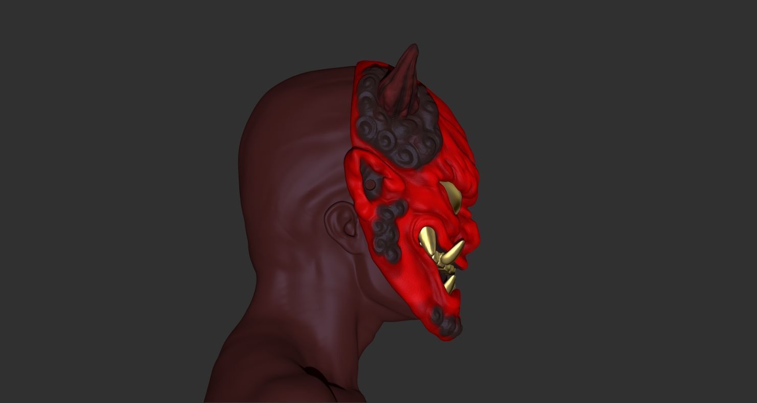 RAIJIN THUNDER GOD YOKAI 3D print model_12