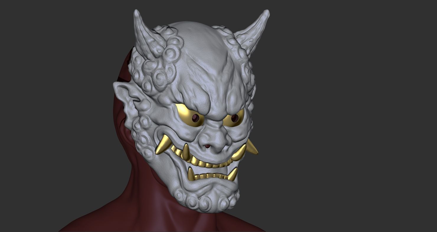 RAIJIN THUNDER GOD YOKAI 3D print model_13