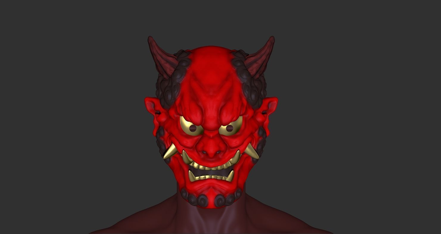 RAIJIN THUNDER GOD YOKAI 3D print model_9