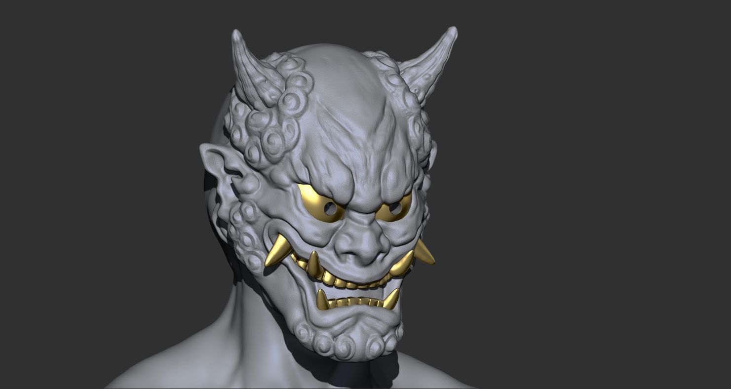 RAIJIN THUNDER GOD YOKAI 3D print model_4