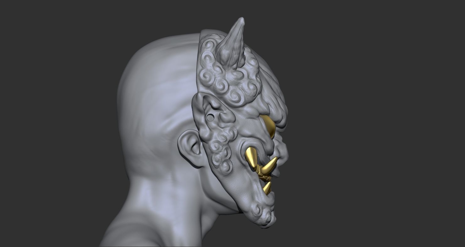 RAIJIN THUNDER GOD YOKAI 3D print model_5
