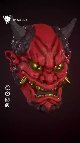 RAIJIN THUNDER GOD YOKAI 3D print model