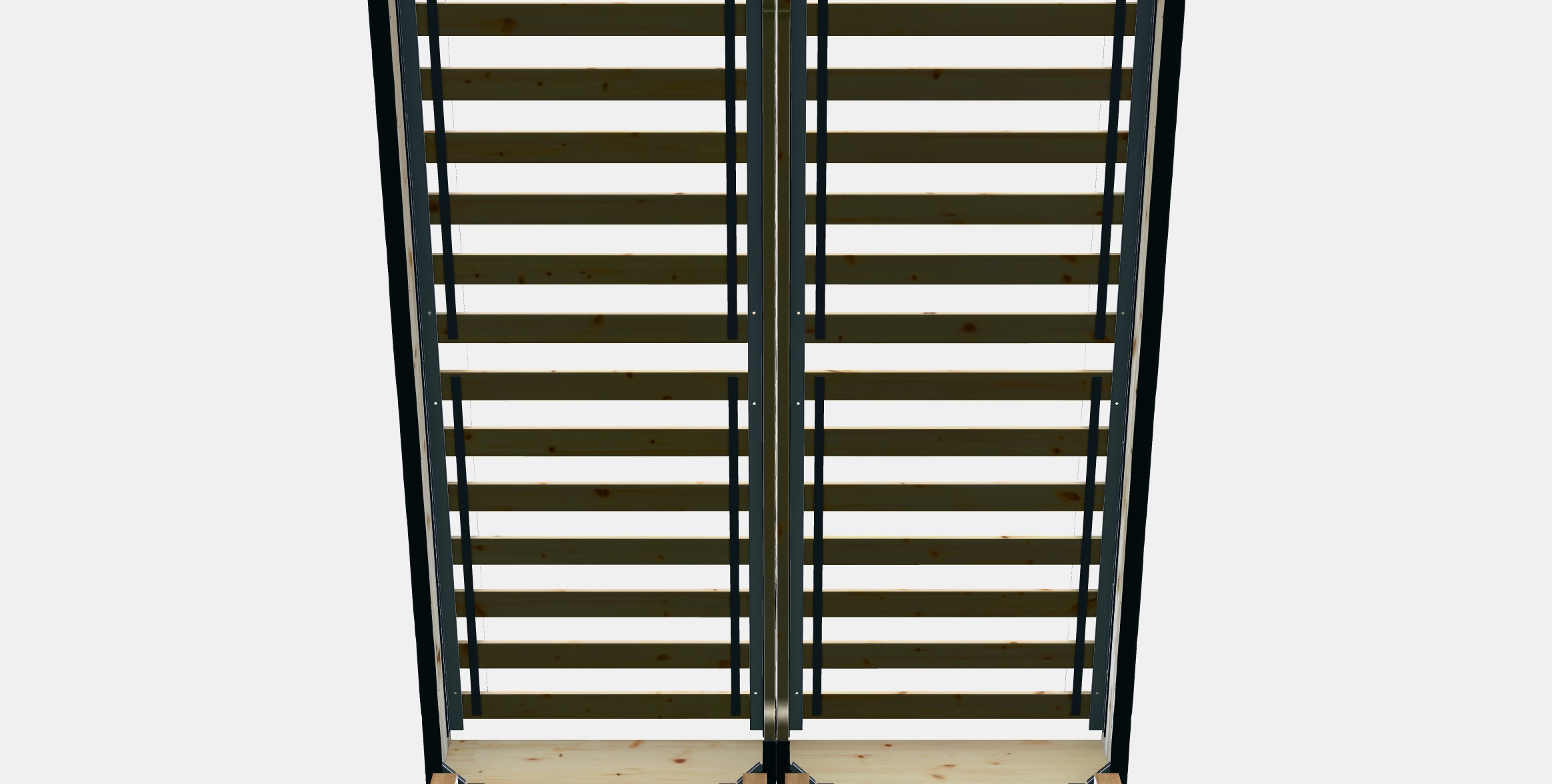 ESPEVAR Slatted mattress base with legs 7 Low-poly 3D model_8