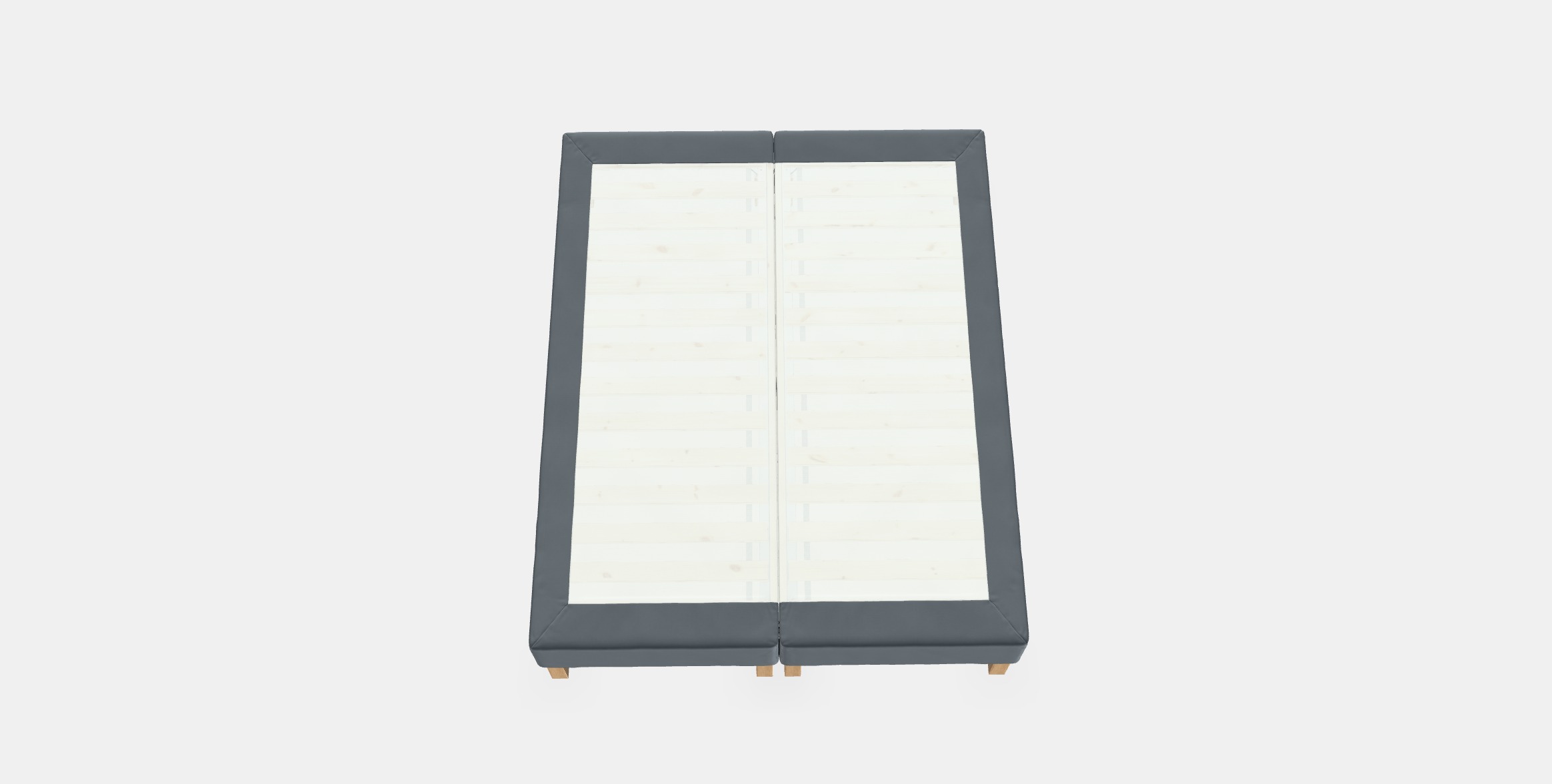 ESPEVAR Slatted mattress base with legs 7 Low-poly 3D model_3