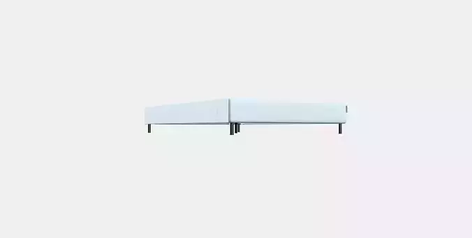 ESPEVAR Slatted mattress base with legs 8 Low-poly 3D model