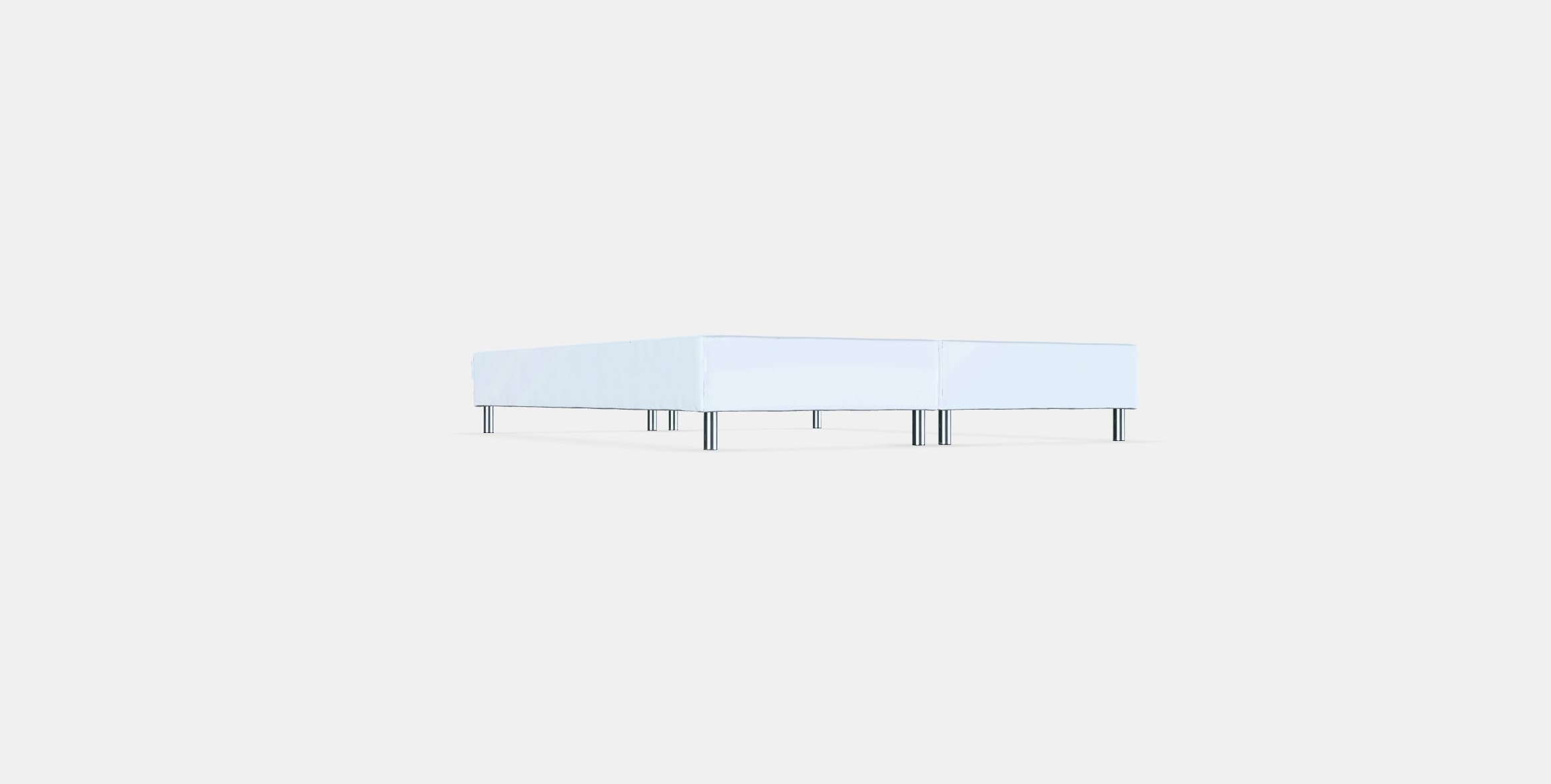 ESPEVAR Slatted mattress base with legs 9 Low-poly 3D model_16