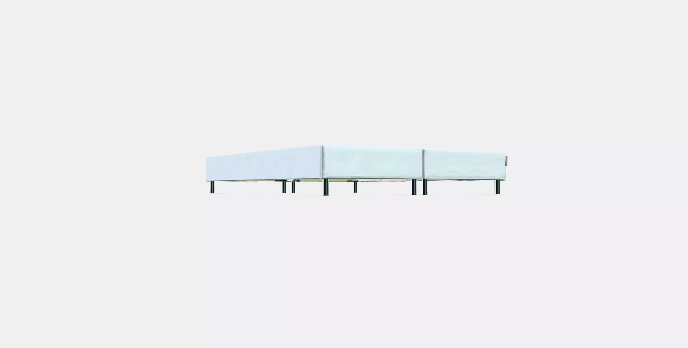 ESPEVAR Slatted mattress base with legs 9 Low-poly 3D model_0