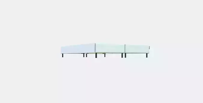 ESPEVAR Slatted mattress base with legs 9