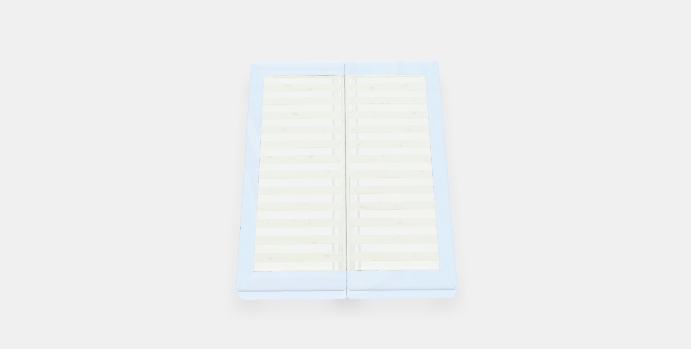 ESPEVAR Slatted mattress base with legs 9 Low-poly 3D model_3