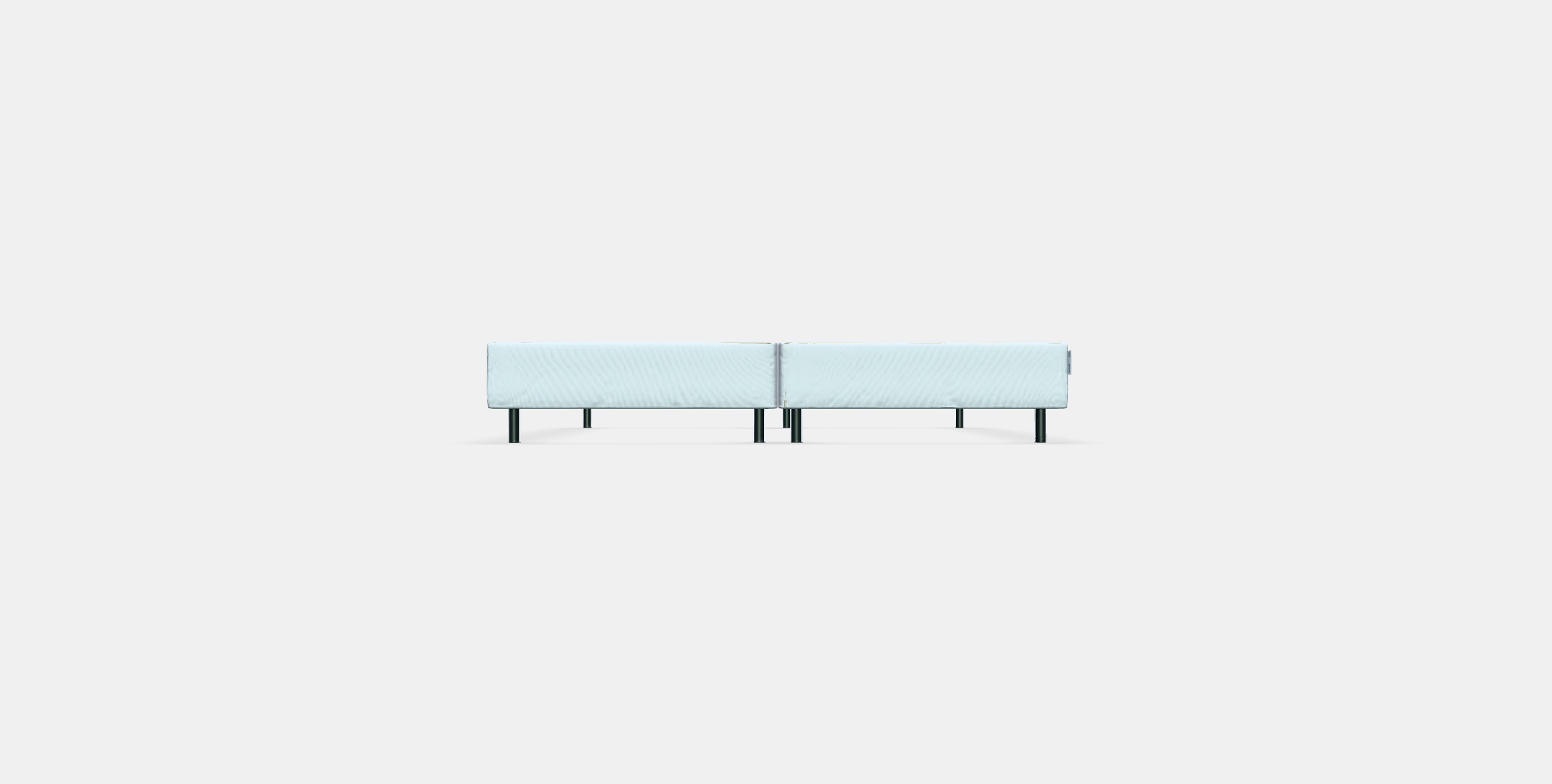 ESPEVAR Slatted mattress base with legs 10 Low-poly 3D model_10