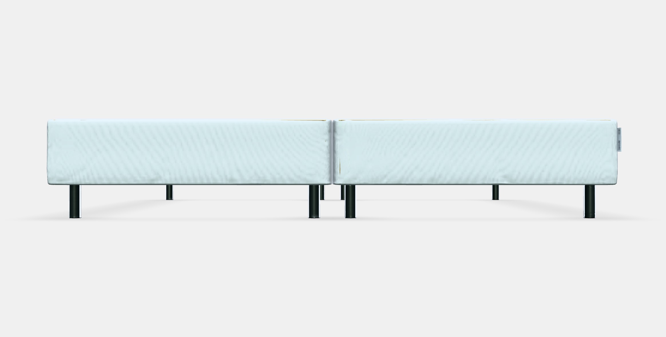 ESPEVAR Slatted mattress base with legs 10 Low-poly 3D model_11