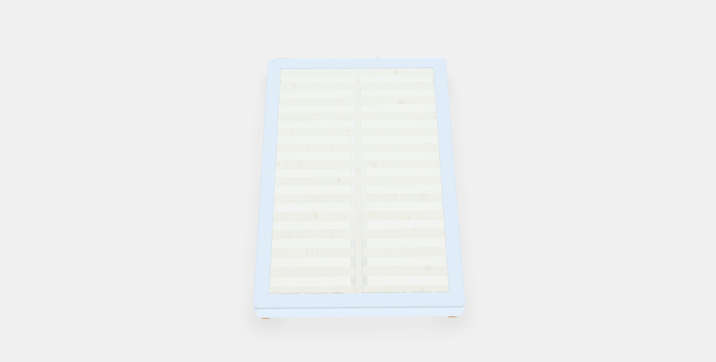 ESPEVAR Slatted mattress base with legs 11 Low-poly 3D model_5