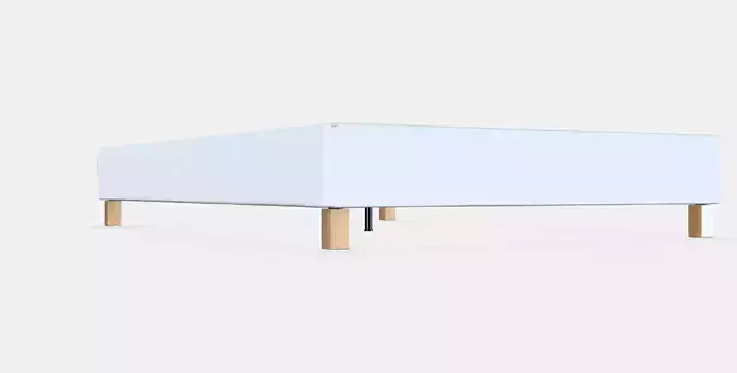 ESPEVAR Slatted mattress base with legs 11 Low-poly 3D model