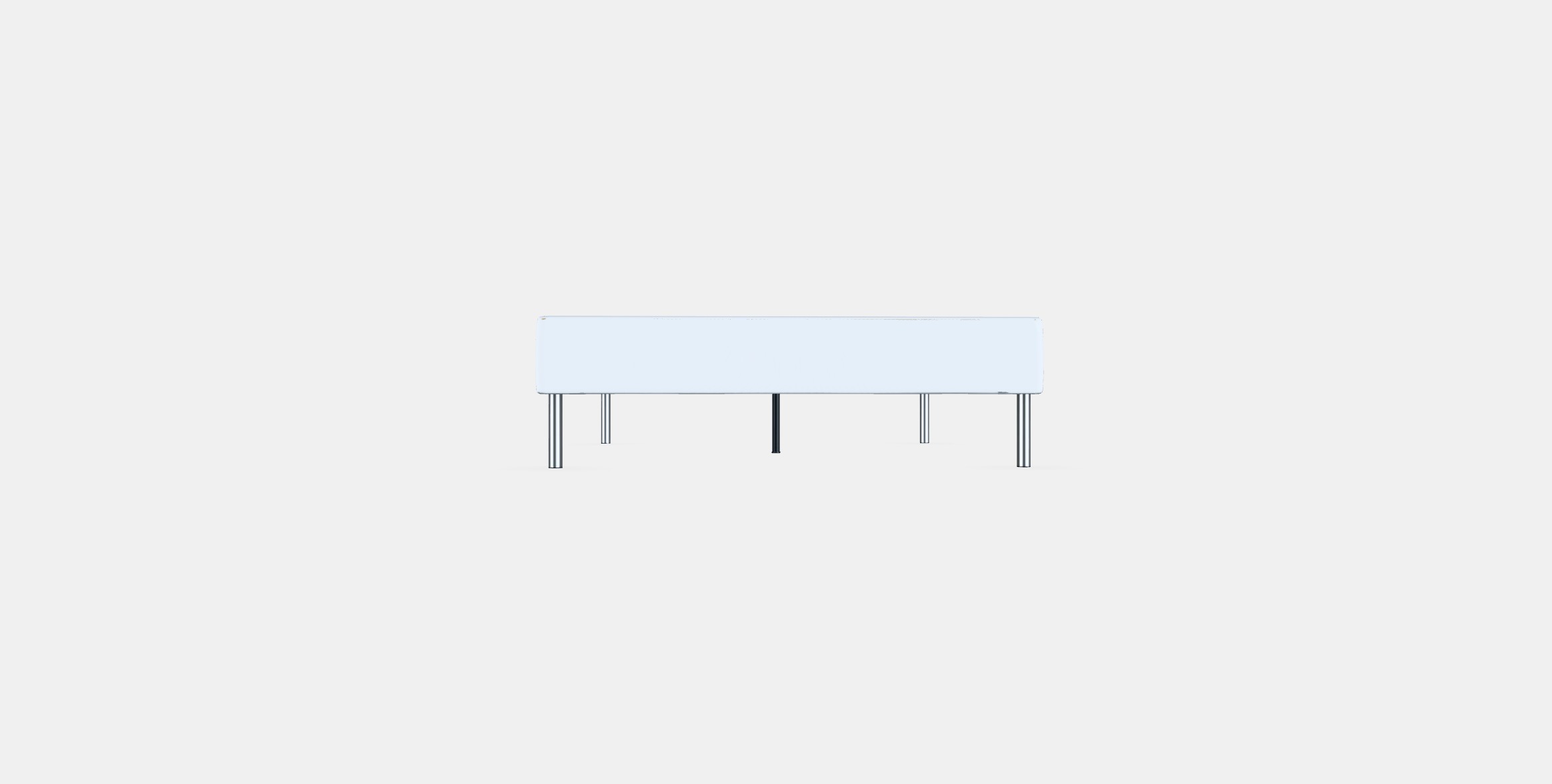 ESPEVAR Slatted mattress base with legs 13 Low-poly 3D model_14