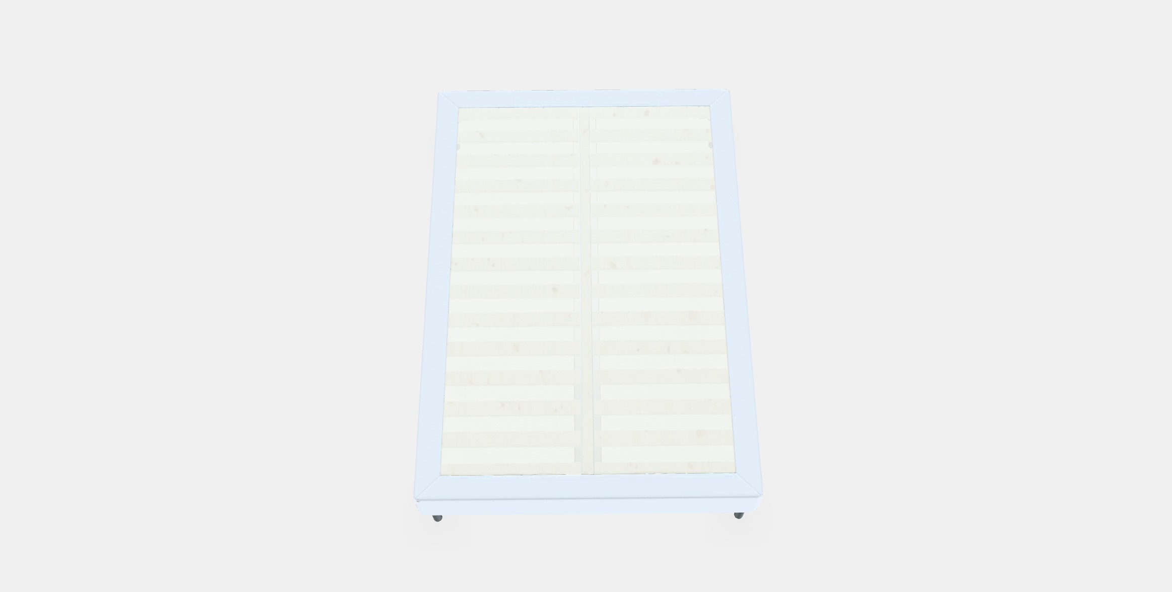 ESPEVAR Slatted mattress base with legs 13 Low-poly 3D model_3
