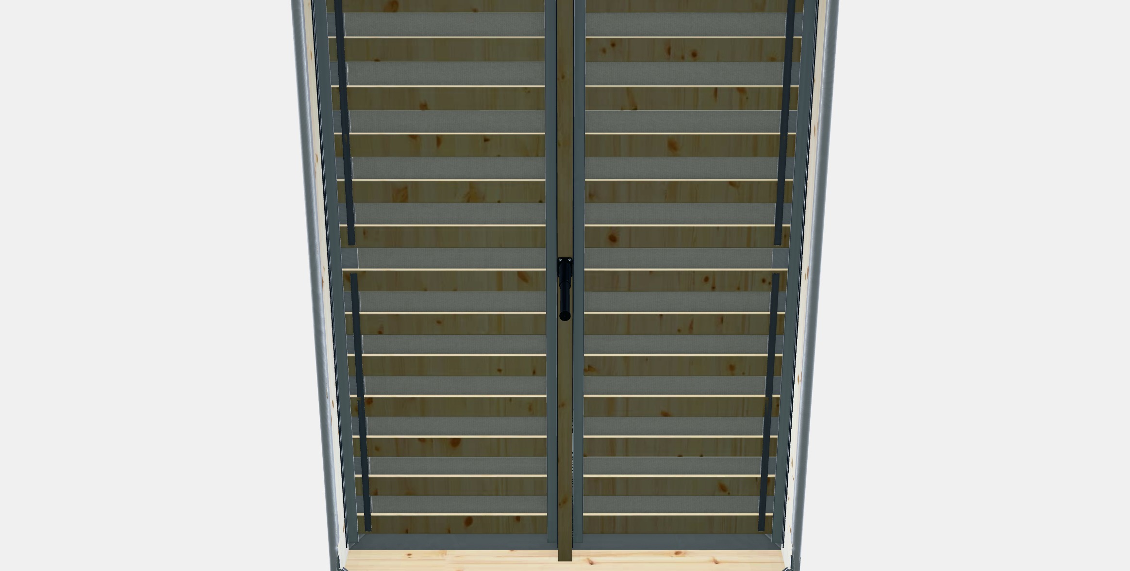 ESPEVAR Slatted mattress base with legs 13 Low-poly 3D model_9