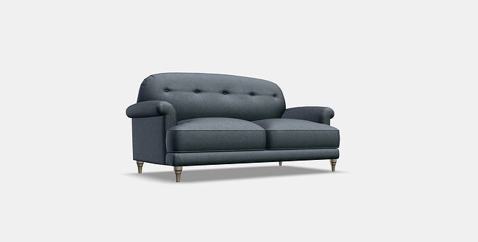 ESSEBODA 2-seat sofa 5 Low-poly 3D model