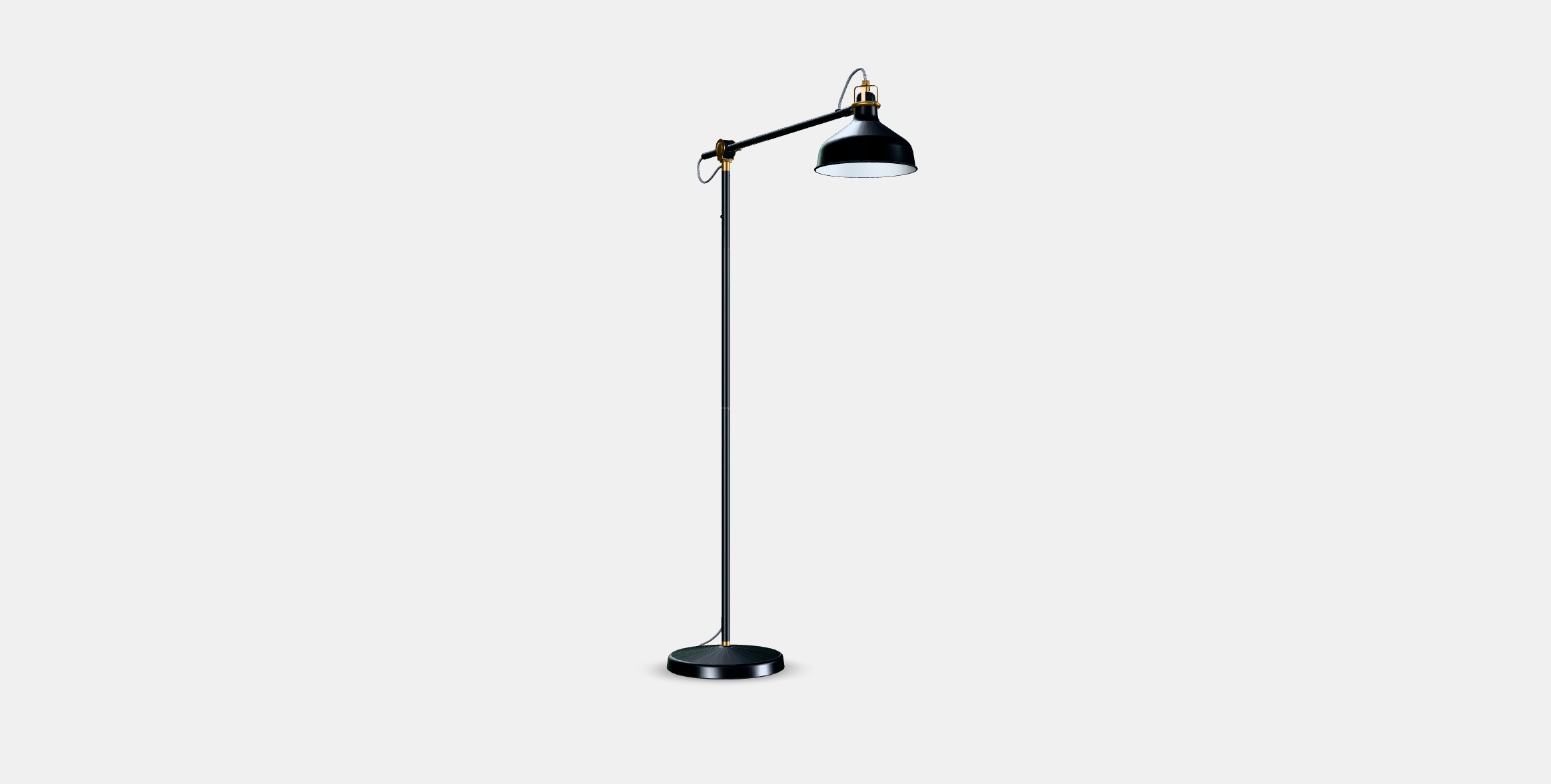 RANARP Floor-reading lamp 1 Low-poly 3D model_16