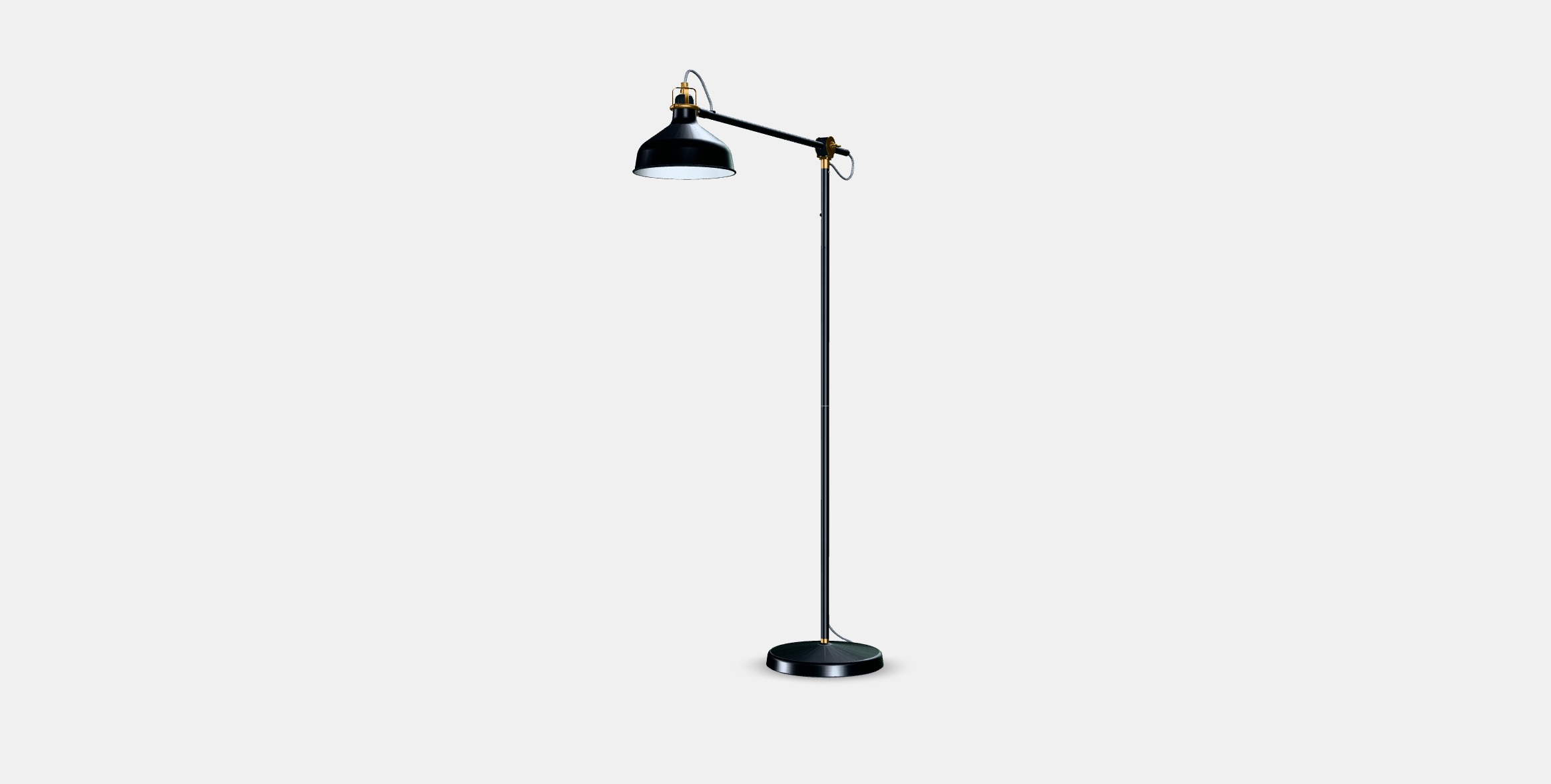 RANARP Floor-reading lamp 1 Low-poly 3D model_5