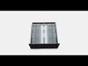 MALM Bed frame high w 4 storage boxes 10 Low-poly 3D model_1