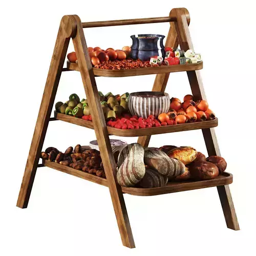 Food Collection Low-poly 3D model