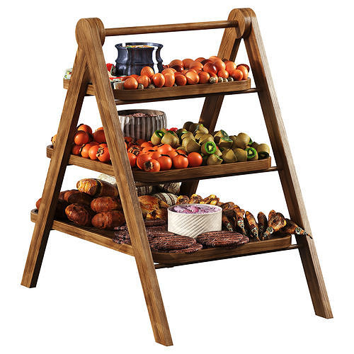 Food Collection Low-poly 3D model 6