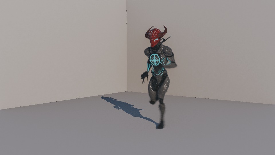 Warrior Low-poly 3D model_107