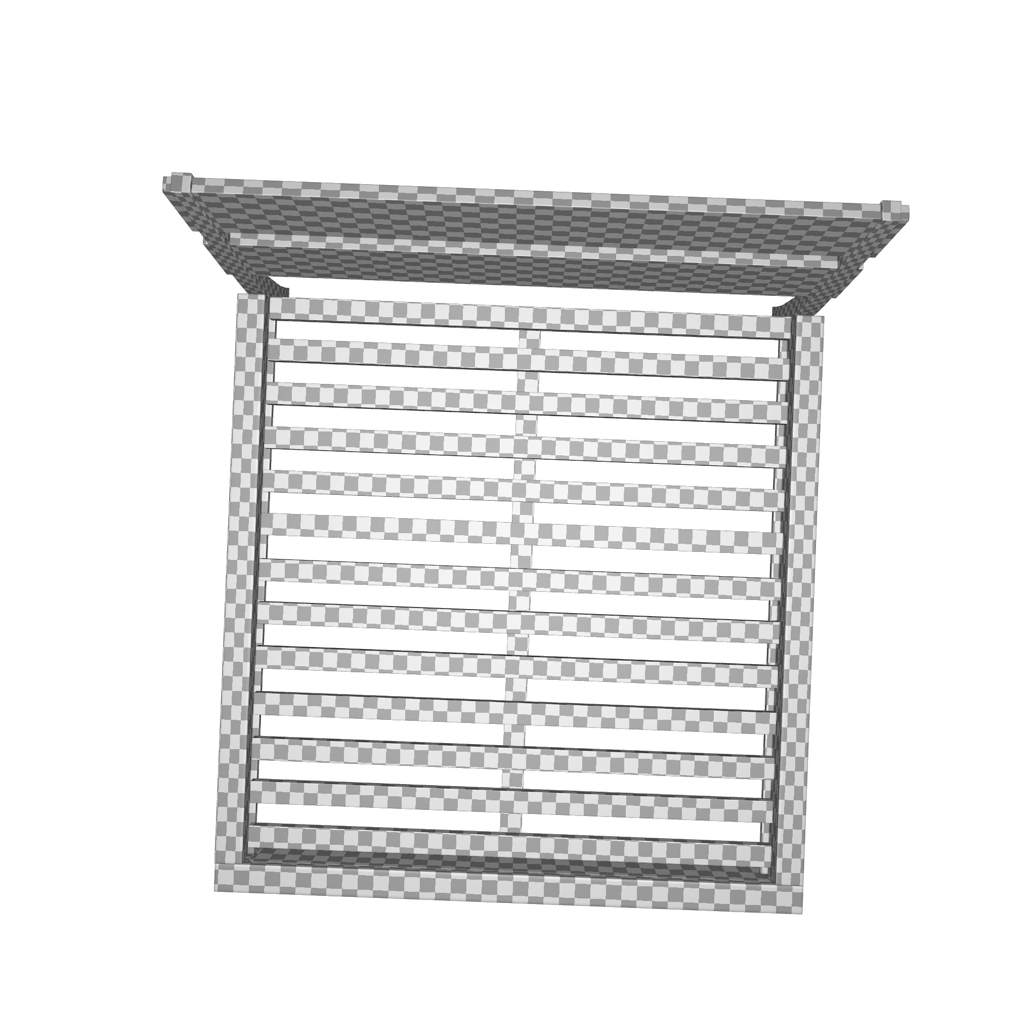 Madiun Low Profile Platform Bed 3D model_5