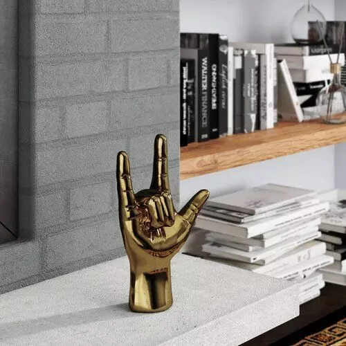 Brass I Love You  Figurine 3D model_0