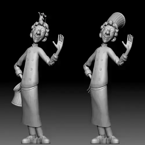 Alfredo Linguini 010 3D print model