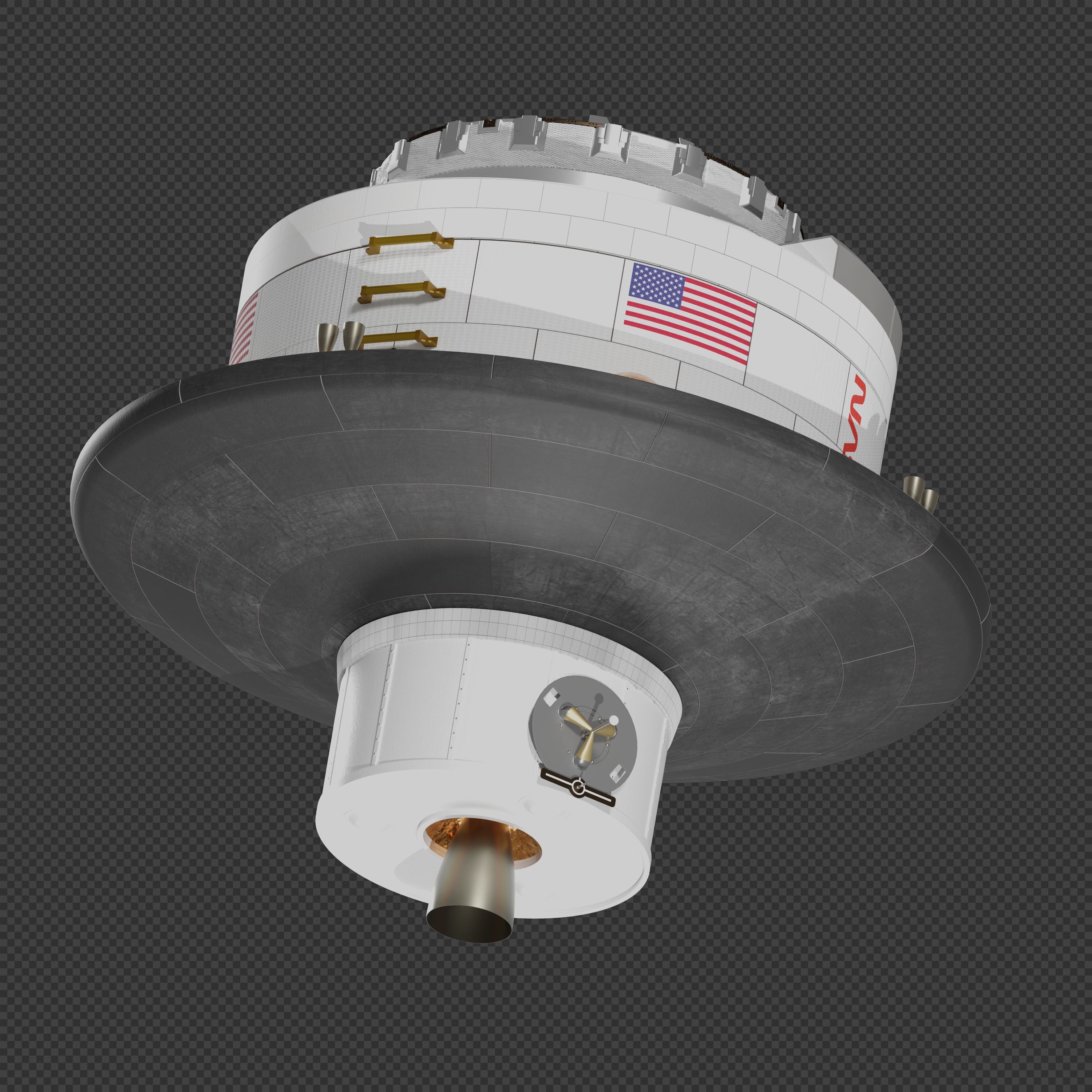 NASA SCRAM Crew Return Vehicle 3D model_5