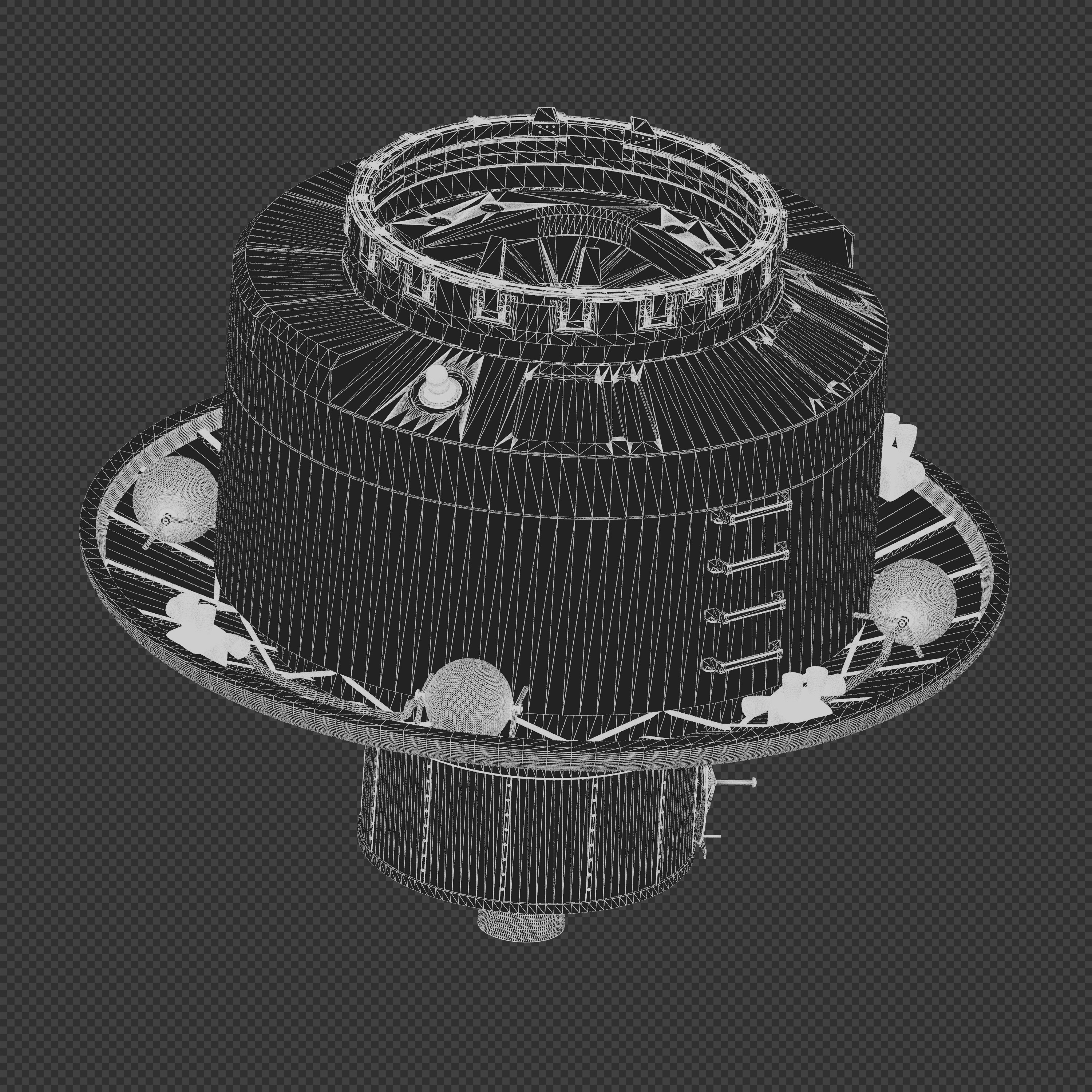 NASA SCRAM Crew Return Vehicle 3D model_6