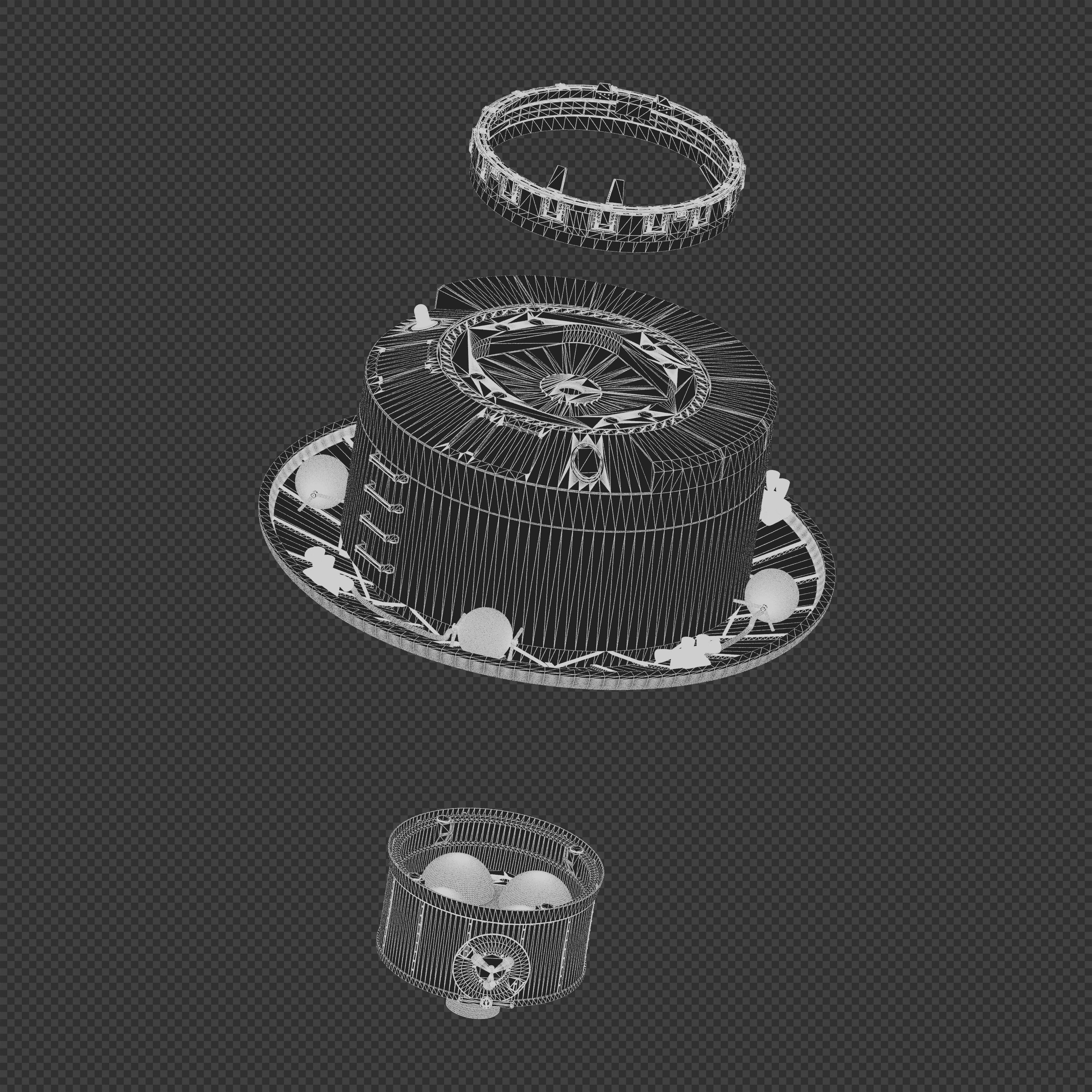 NASA SCRAM Crew Return Vehicle 3D model_11