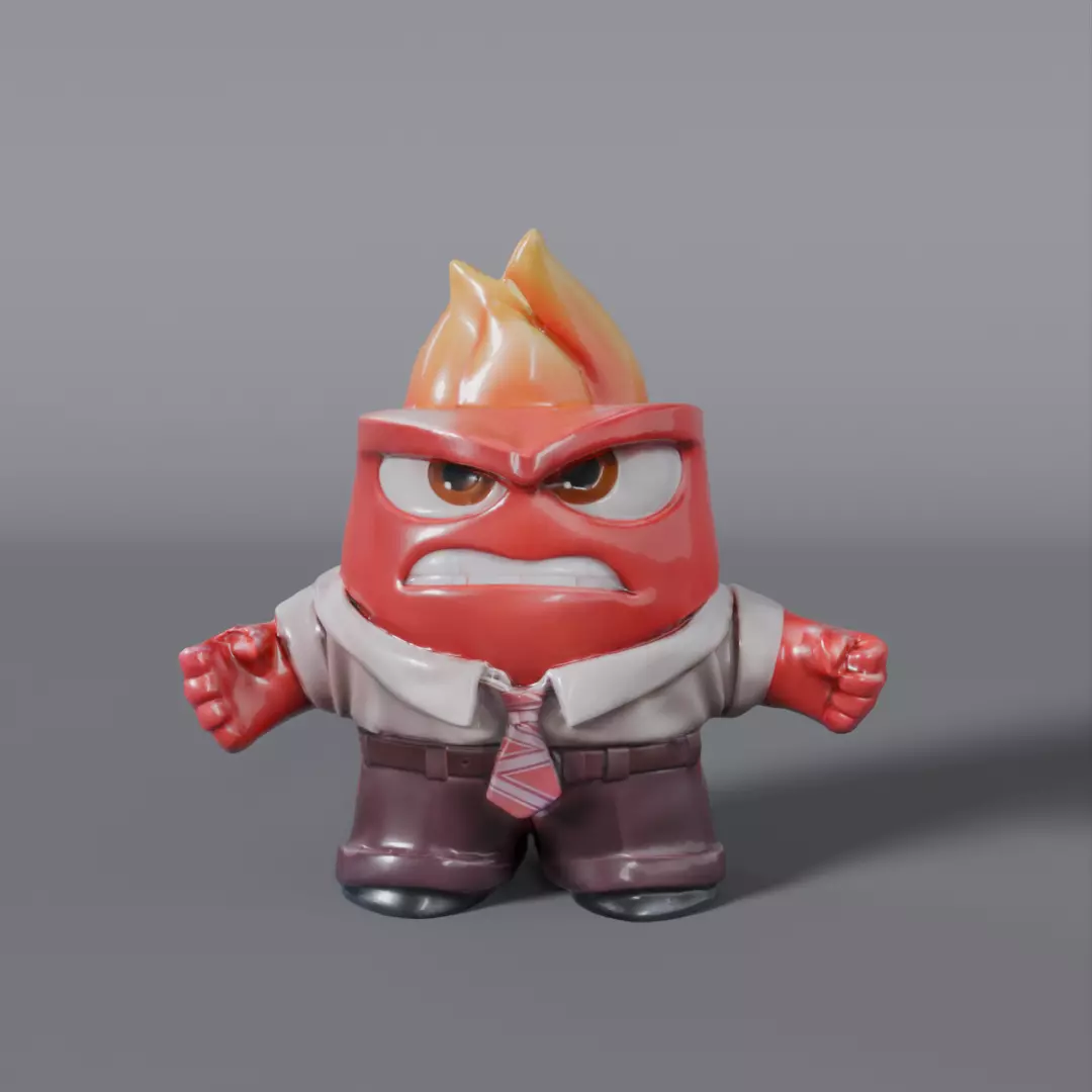 angry doll -inside out  3D model_0