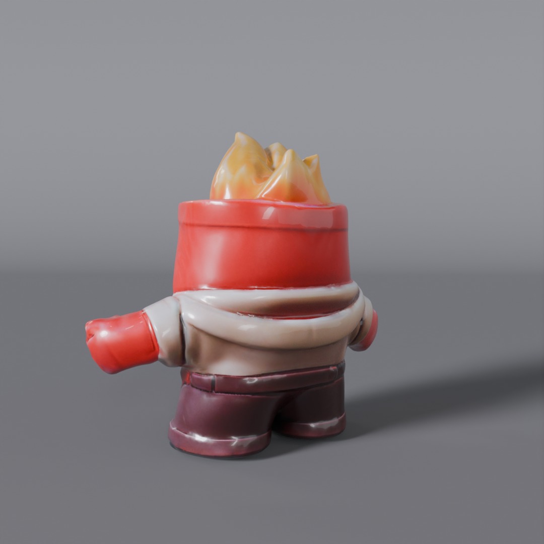 angry doll -inside out  3D model_1