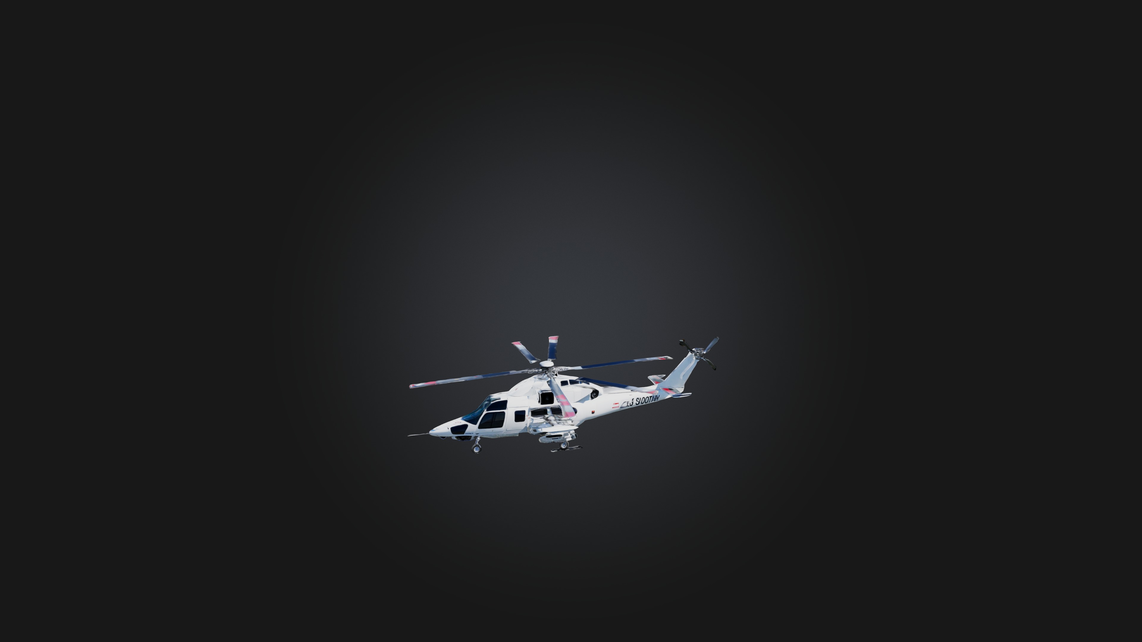 Helicopter 3D model_3