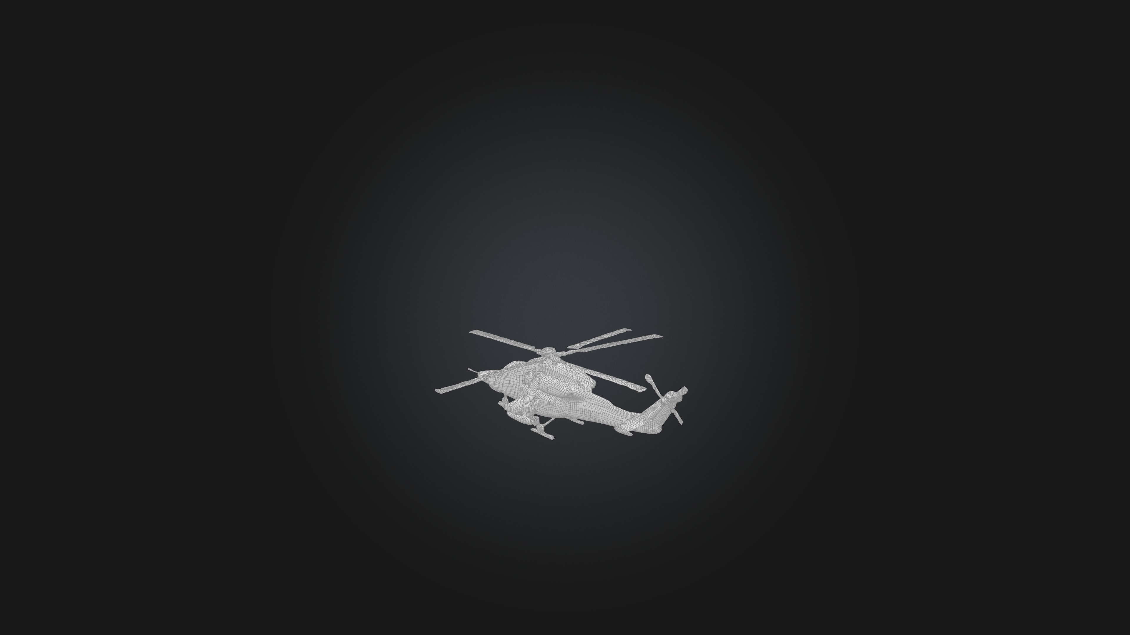 Helicopter 3D model_1