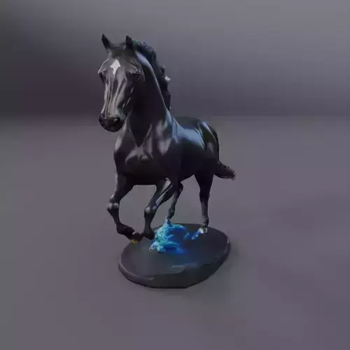 black horse 3D model