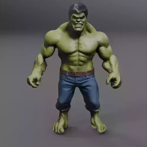 classic hulk 3D model