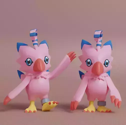 Digimon - Piyomon 3D print model